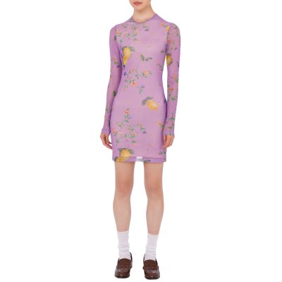 THE PRINTED MESH DRESS